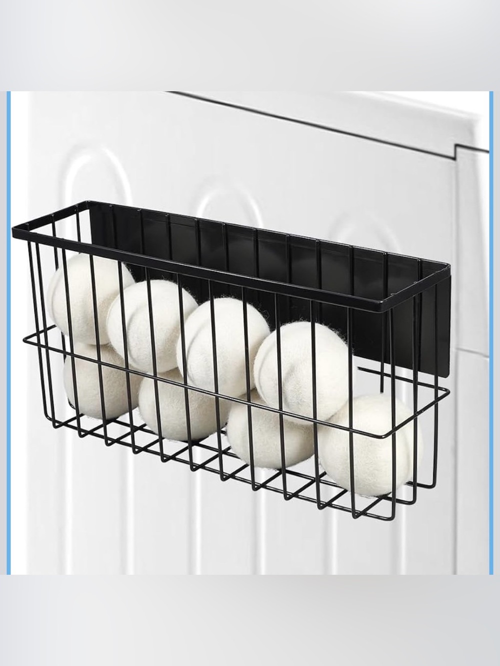 Extra Large Dryer Ball Organizer - Magnetic Storage Bin